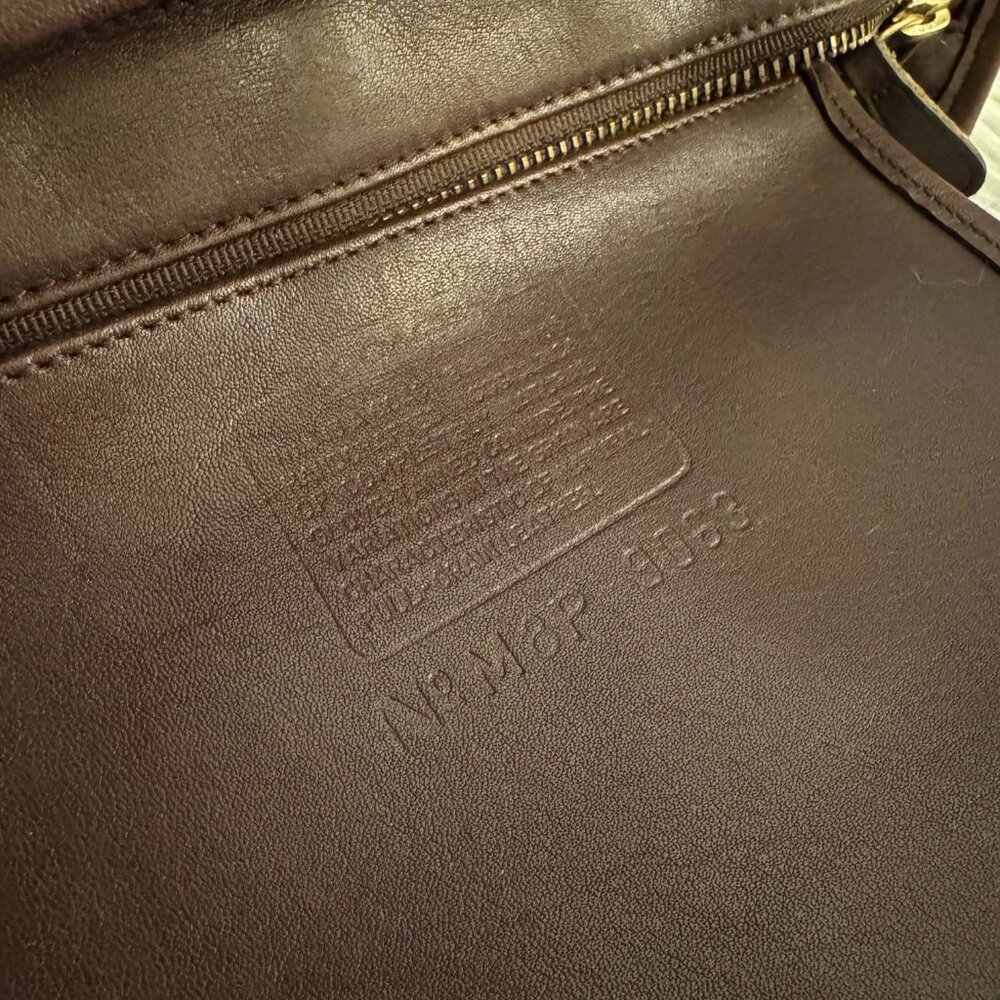 [VINTAGE] 1998 Coach Legacy Satchel (#9063), Mahogany - Picture 4 of 8